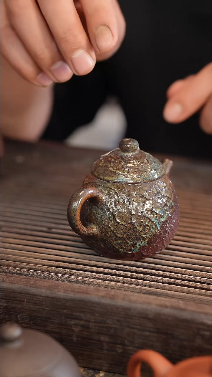 茶壶紫砂原矿手工制作130cc