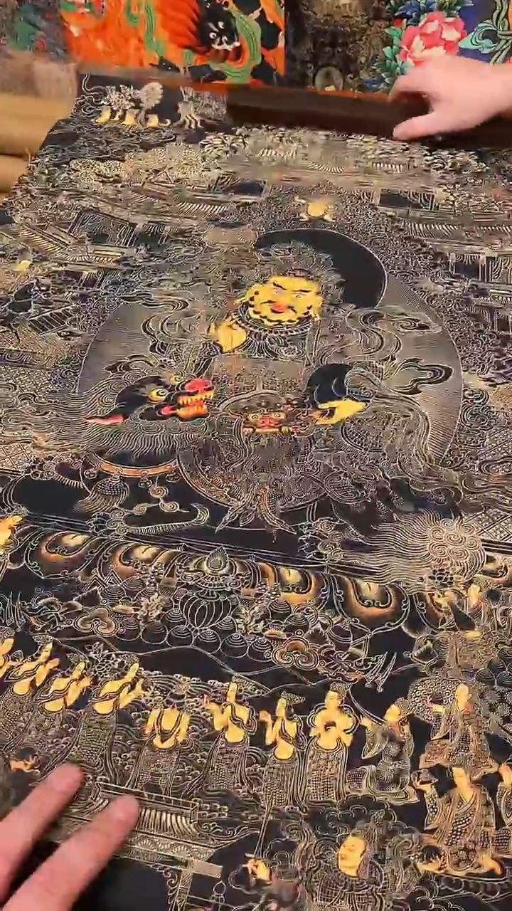 装裱画精美唐卡tk16010