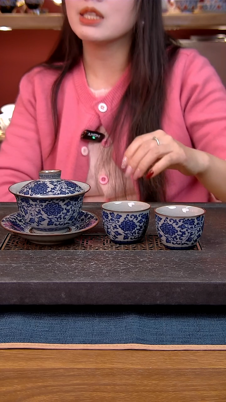 简装家用款3件套 老陶泥开片纹陶瓷茶具