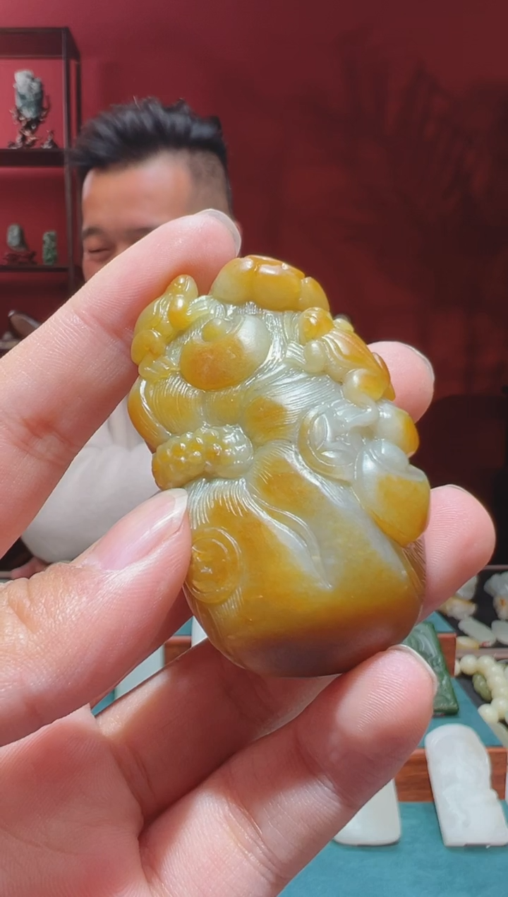 【闪购商品】和田玉吊坠(不含链)未镶嵌1