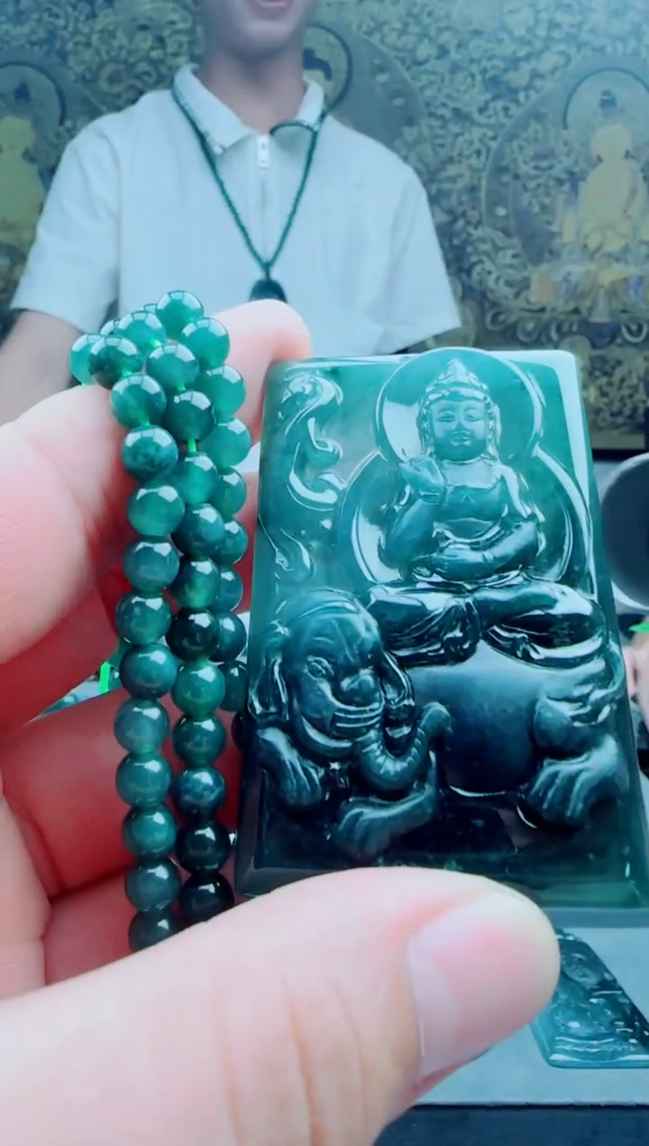 翡翠未镶嵌颈饰多样性随机一件发货