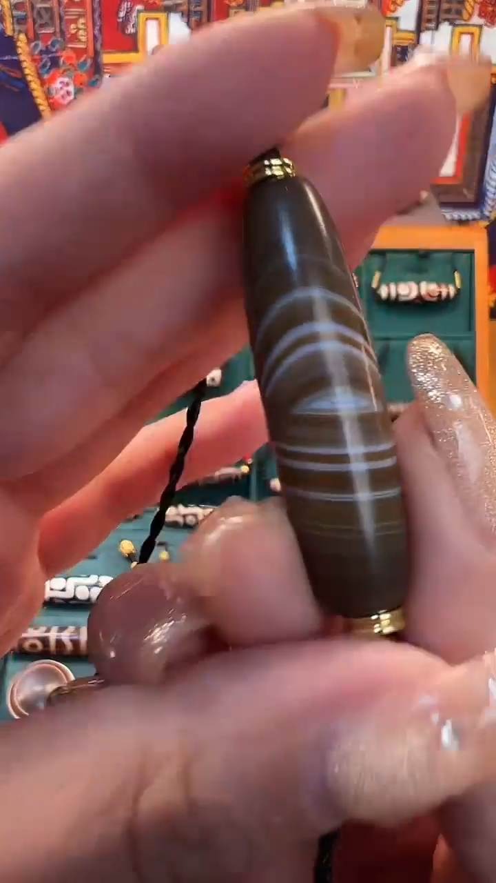 玛瑙/玉髓（覆膜）颈饰合金29.（微瑕）