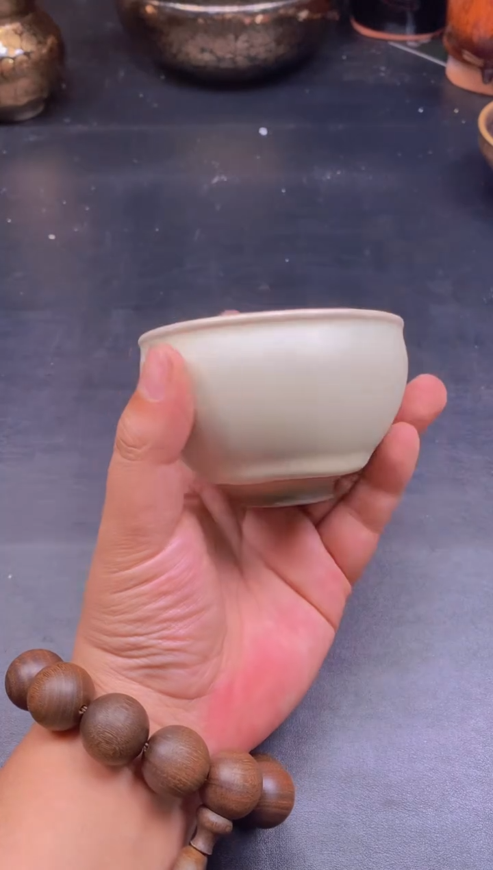 茶盏白贝 将军 精美主人杯