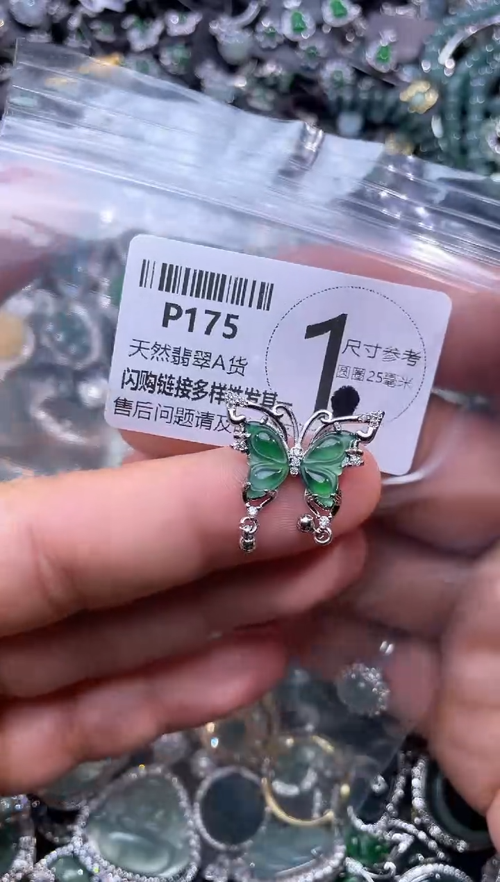 【闪购商品】翡翠颈饰未镶嵌P175吊坠