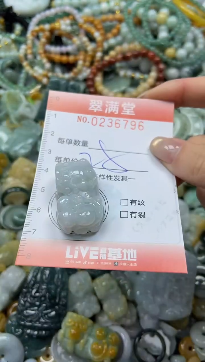 未镶嵌挂件翡翠闪购0236796