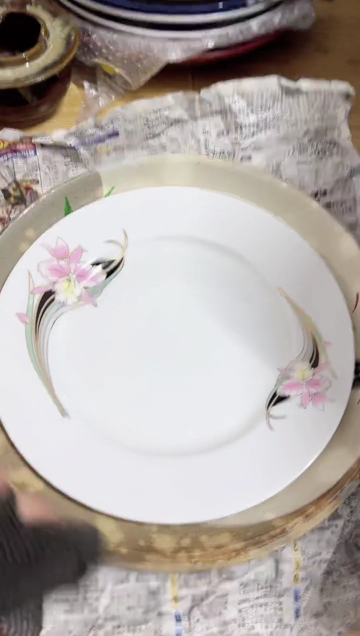 【闪购商品】瓷片28厘米陶如意瓷器满18包邮