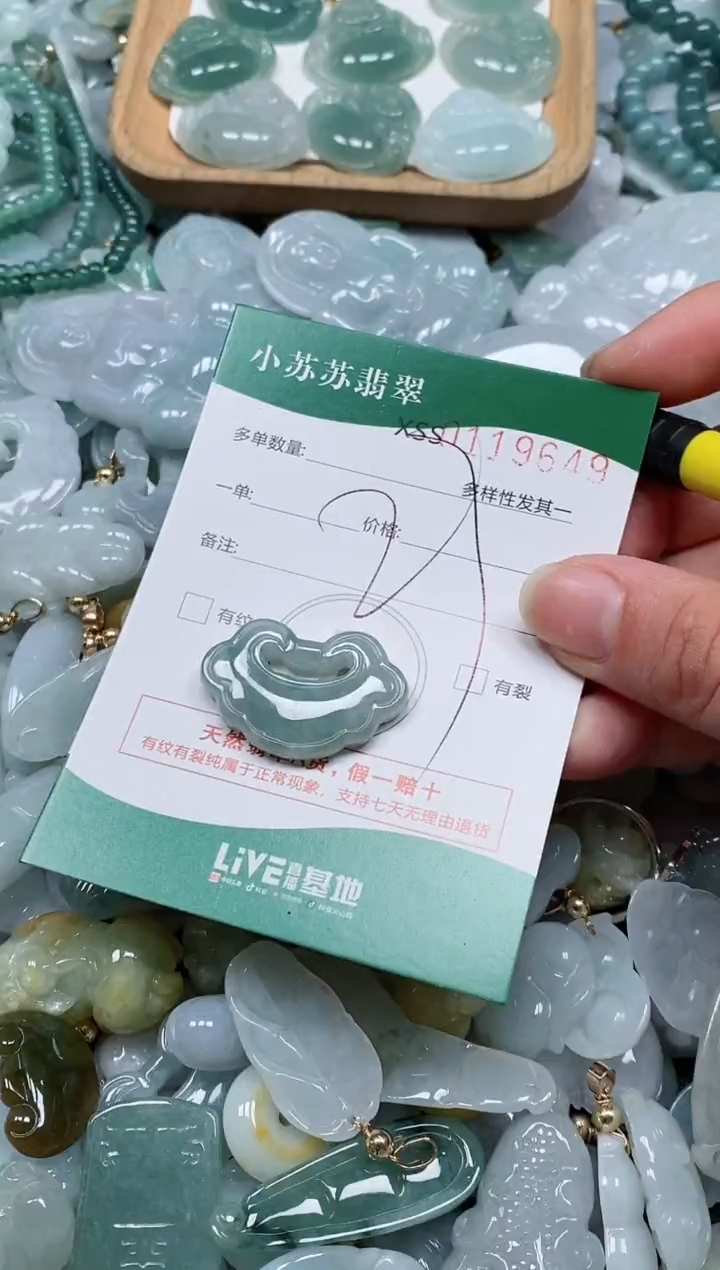 【闪购商品】翡翠颈饰未镶嵌闪购商品0119649