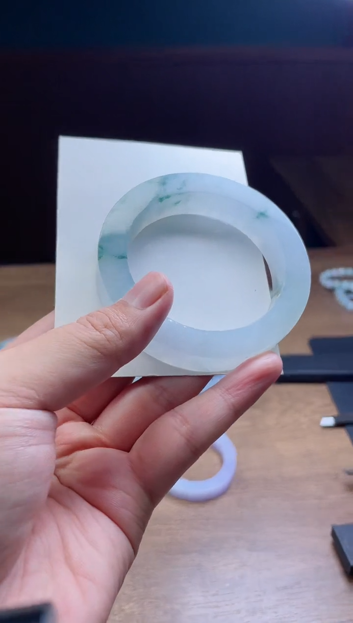 未镶嵌手镯定制翡翠I**橘定制