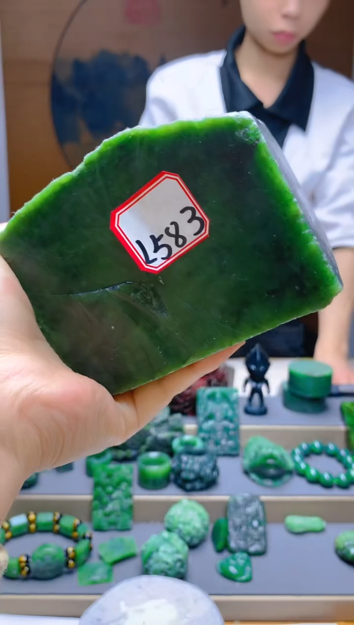 【闪购商品】和田玉（碧玉）珠宝半成品未镶嵌1