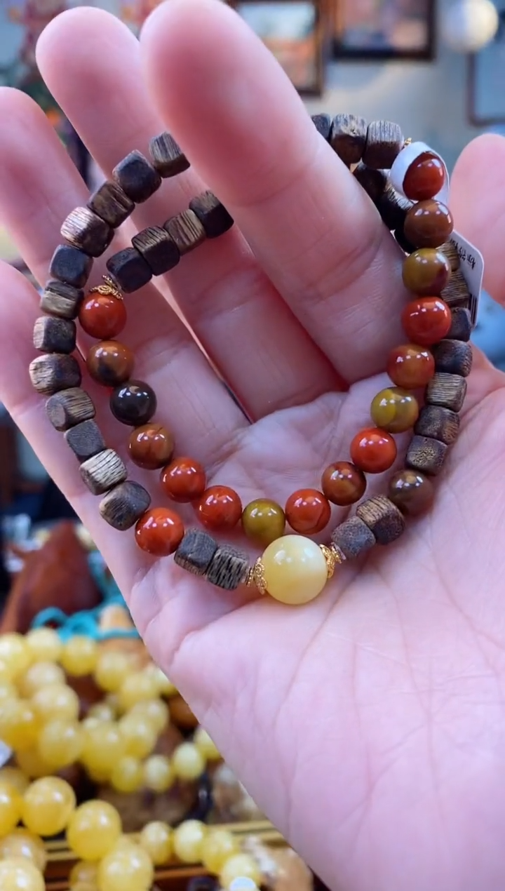 【闪购商品】沉香木手串手串双圈(多样性发其一）