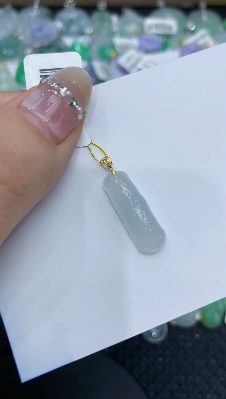 【闪购商品】翡翠颈饰18K金镶嵌 222222222