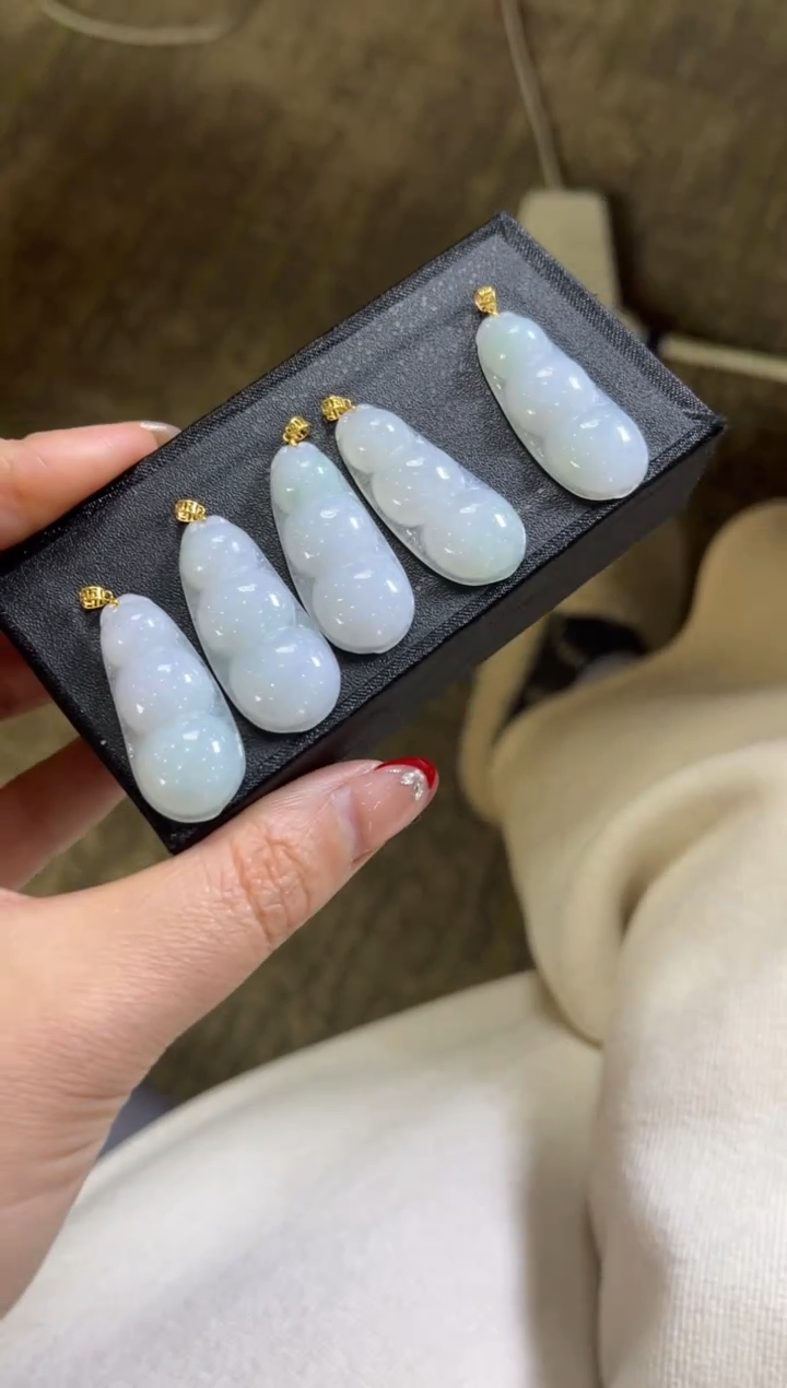 【闪购商品】翡翠颈饰18K金镶嵌A330/多样性发一件/配绳子