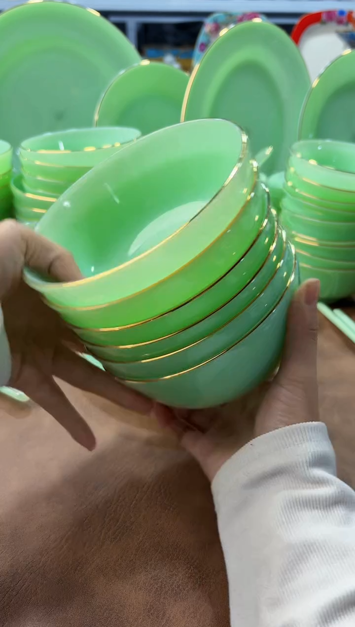 玉瓷 5.5英寸饭碗6个景德镇陶瓷