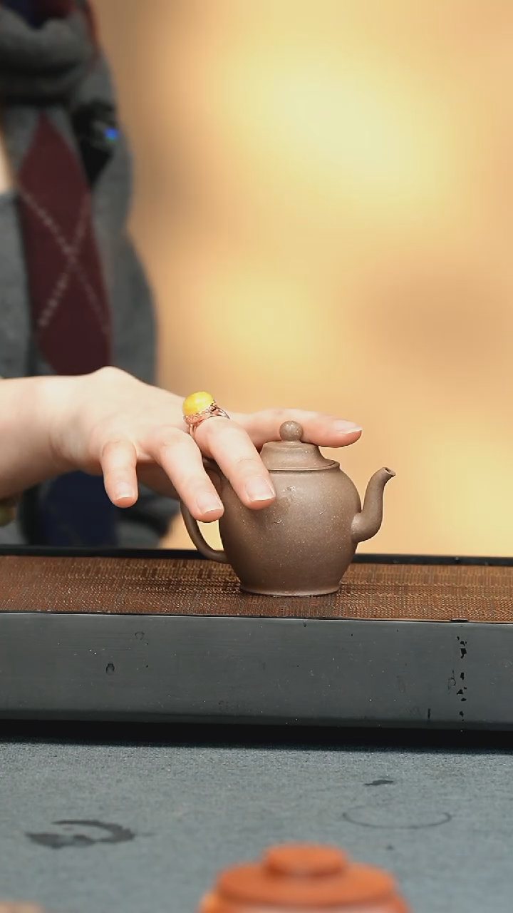 【闪购商品】紫砂茶壶五堂 平肩橄榄-瑞德堂