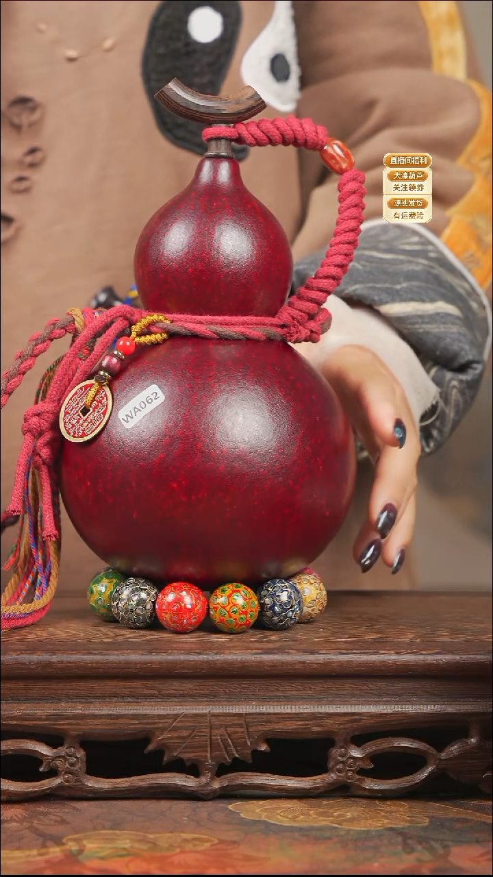 WA062藏绳款葫芦不包手串