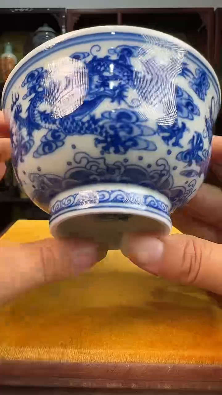 瓷片景德镇陶瓷摆件杯