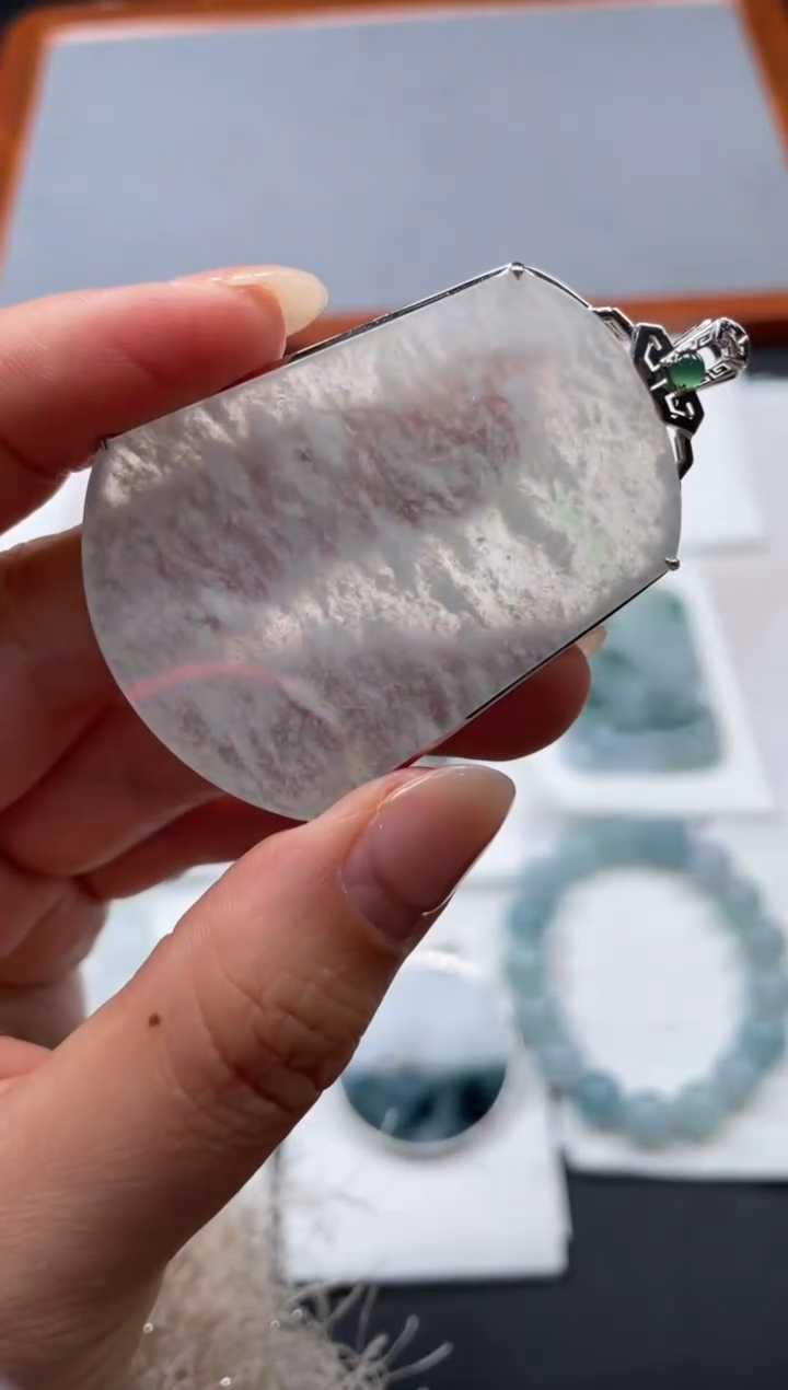 【闪购商品】定制翡翠18K金镶嵌03-07HDJT0140572