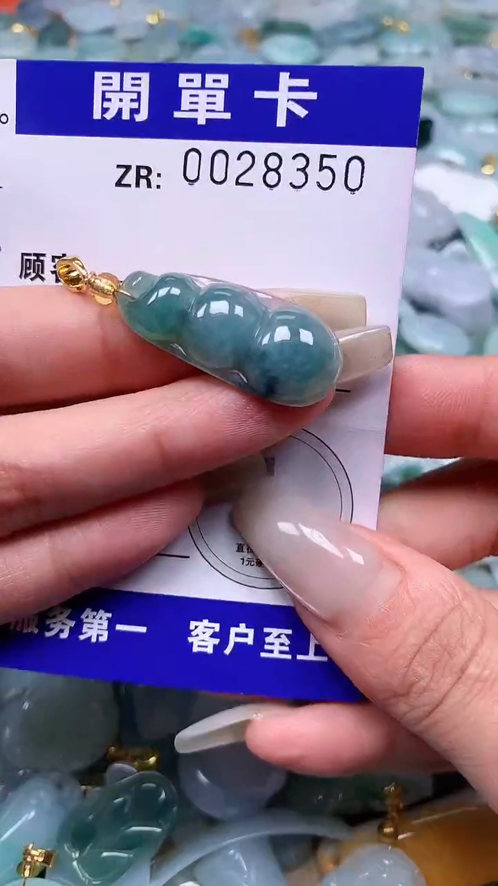颈饰未镶嵌翡翠翡翠A货 多样性发其一（不含链）