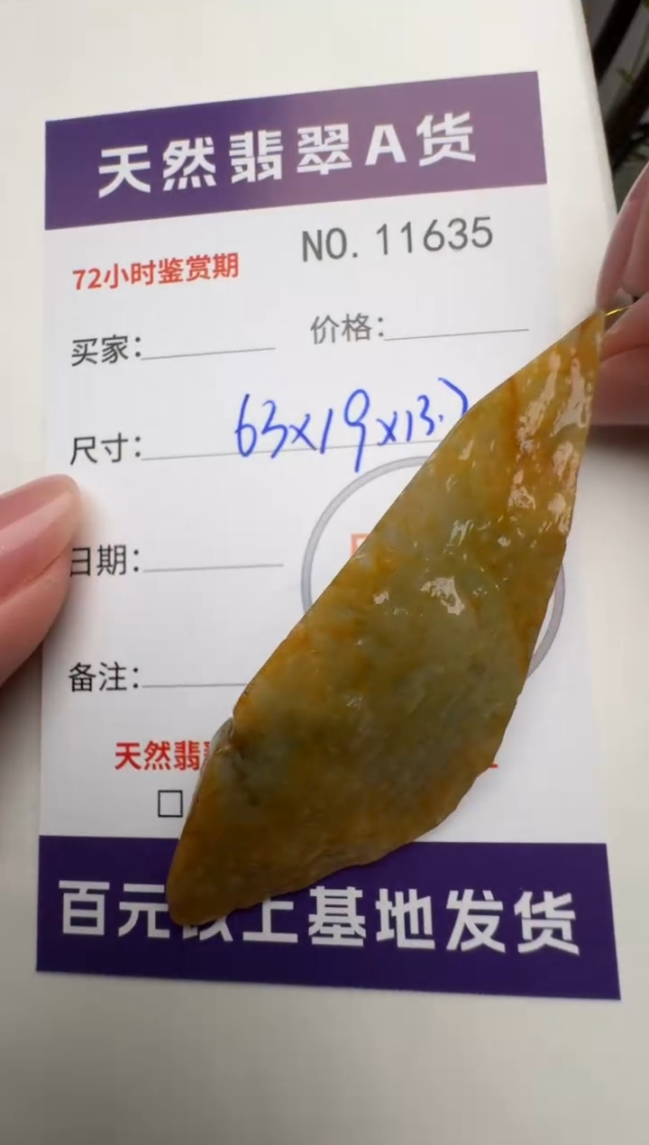 【闪购商品】翡翠颈饰未镶嵌原石11635