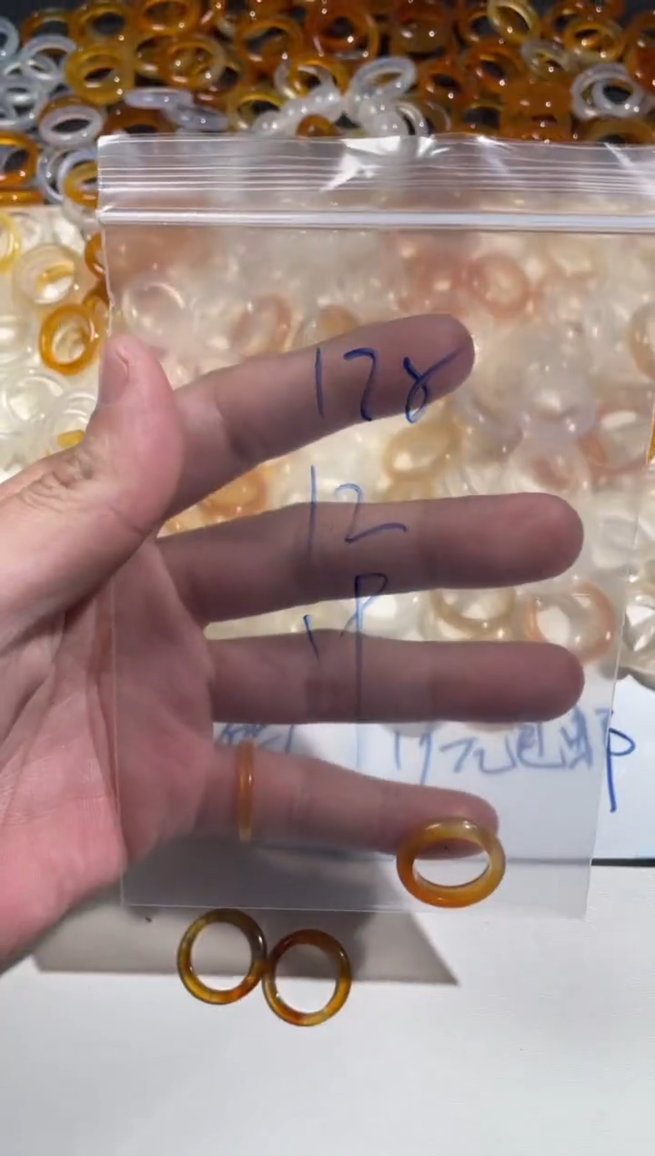 【闪购商品】玛瑙/玉髓戒指未镶嵌175