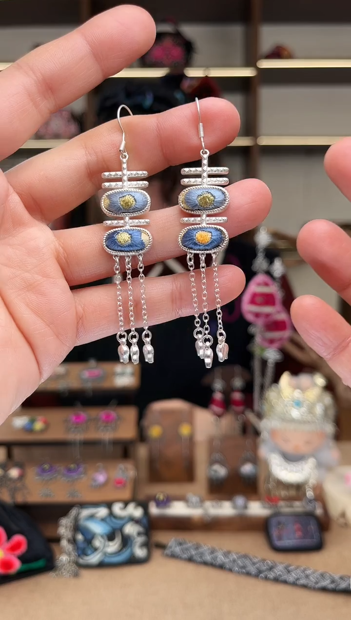 织绣1973黔东南苗族刺绣