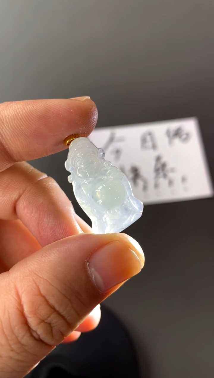 【闪购商品】翡翠颈饰18K金镶嵌买断价