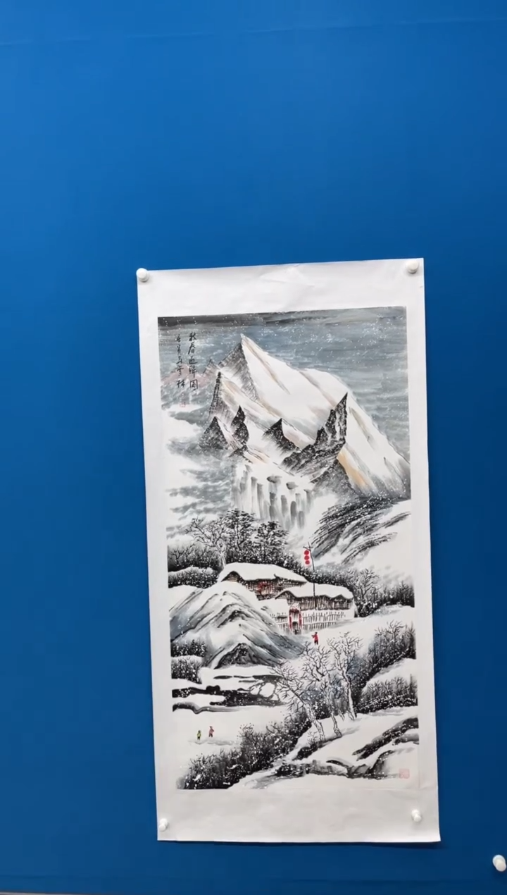 【闪购商品】国画张-四尺雪景/无框/L