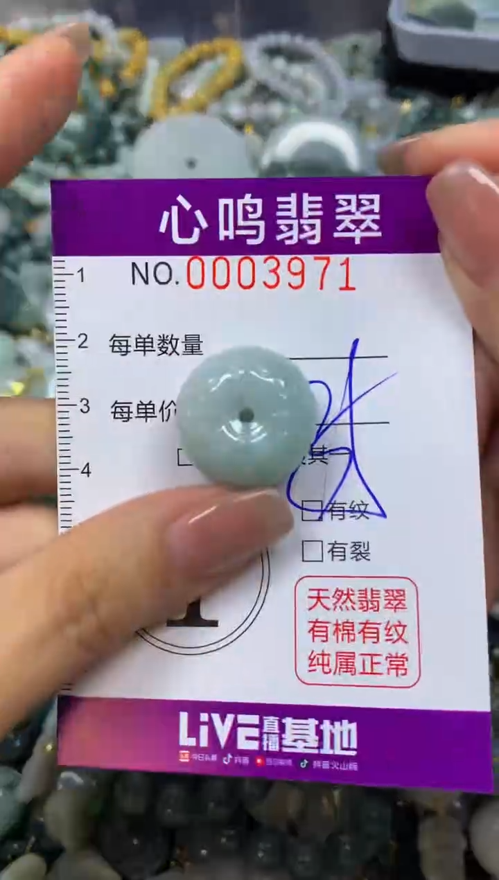 翡翠未镶嵌颈饰闪购003971