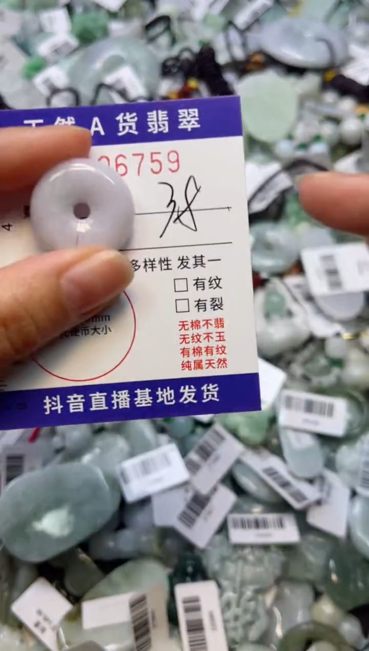 【闪购商品】翡翠颈饰未镶嵌00006759