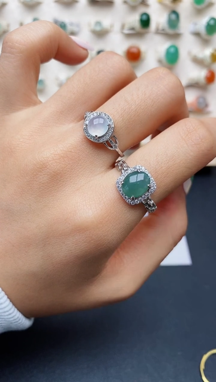 【闪购商品】翡翠戒指未镶嵌缅甸翡翠