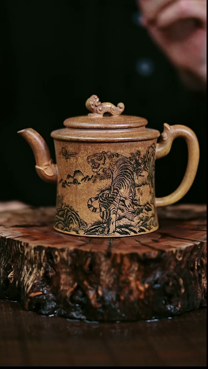 茶壶紫砂宜兴岁颐传器原矿全手22