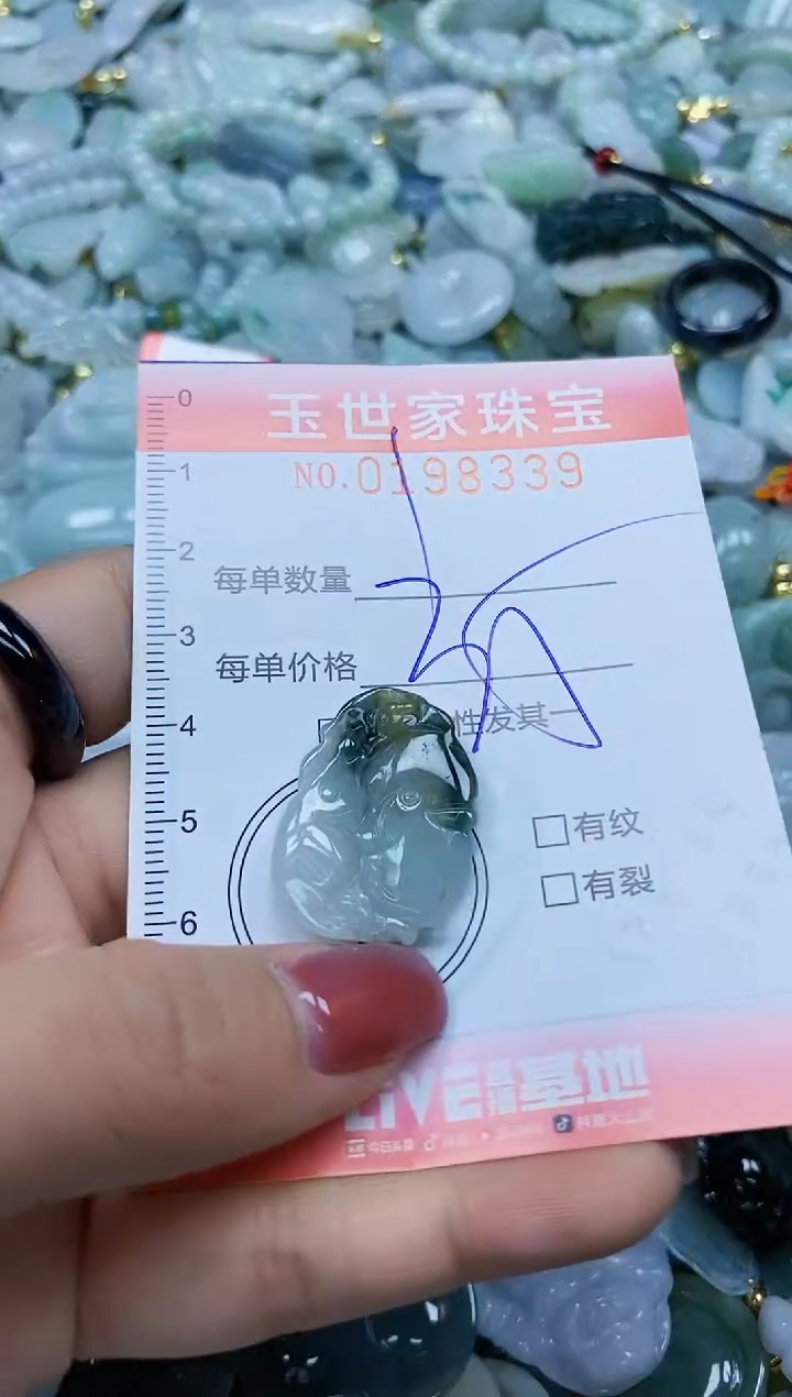 【闪购商品】翡翠颈饰未镶嵌闪购0198339