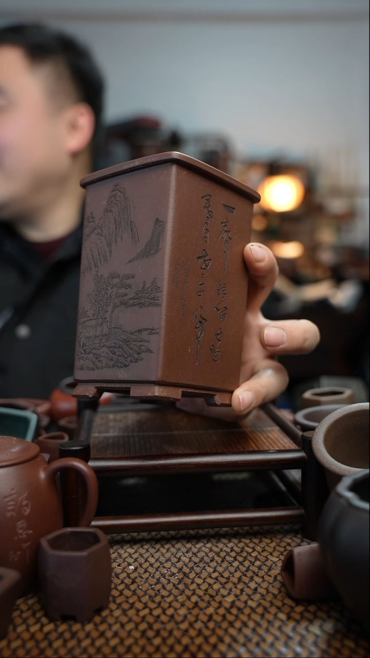 【闪购商品】紫砂花盆長木軒精品紫砂