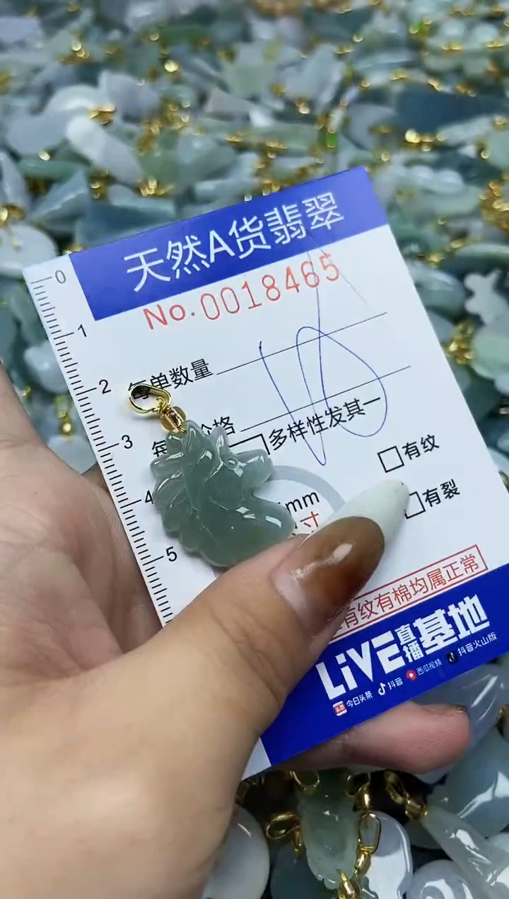 【闪购商品】翡翠颈饰未镶嵌天然A货翡翠
