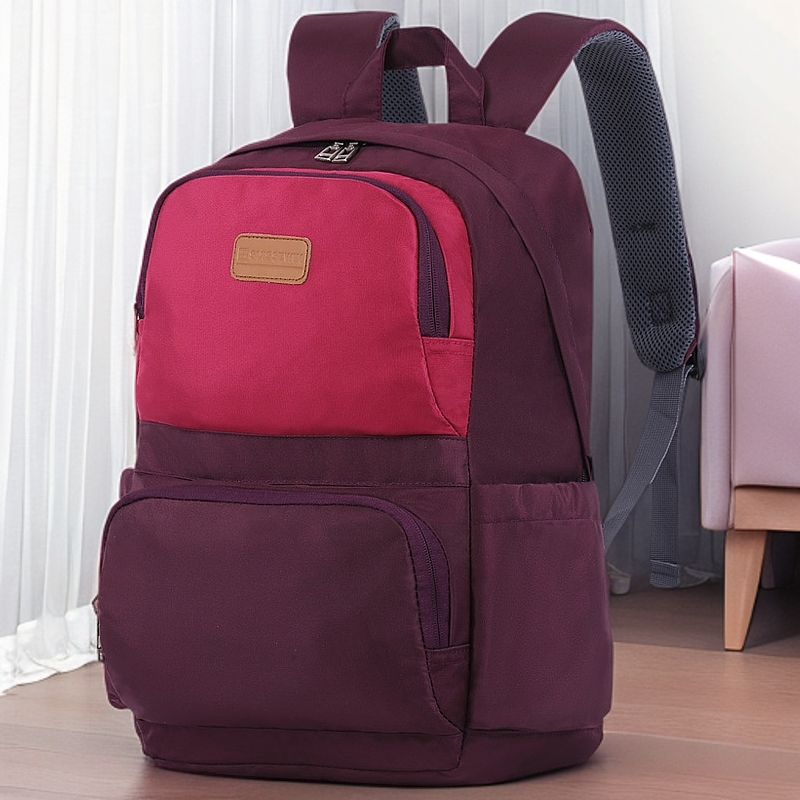 SUISSEWIN【国货】祥兴英伦风护脊书包轻便女包双肩背小学生书包