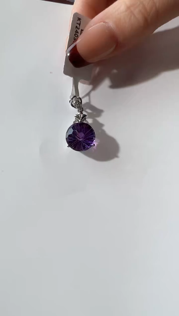 【闪购商品】水晶颈饰银S925镶嵌KT24032404