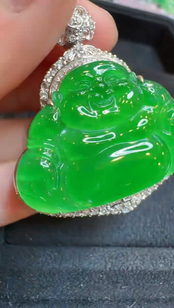 【闪购商品】翡翠吊坠(不含链)18K金镶嵌多样性团购发一件