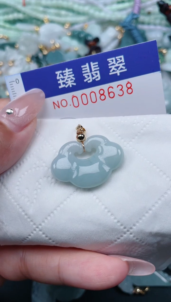 翡翠未镶嵌颈饰.0008638