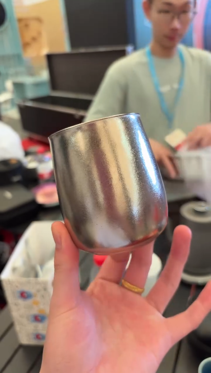 英迪钛业钛杯银色