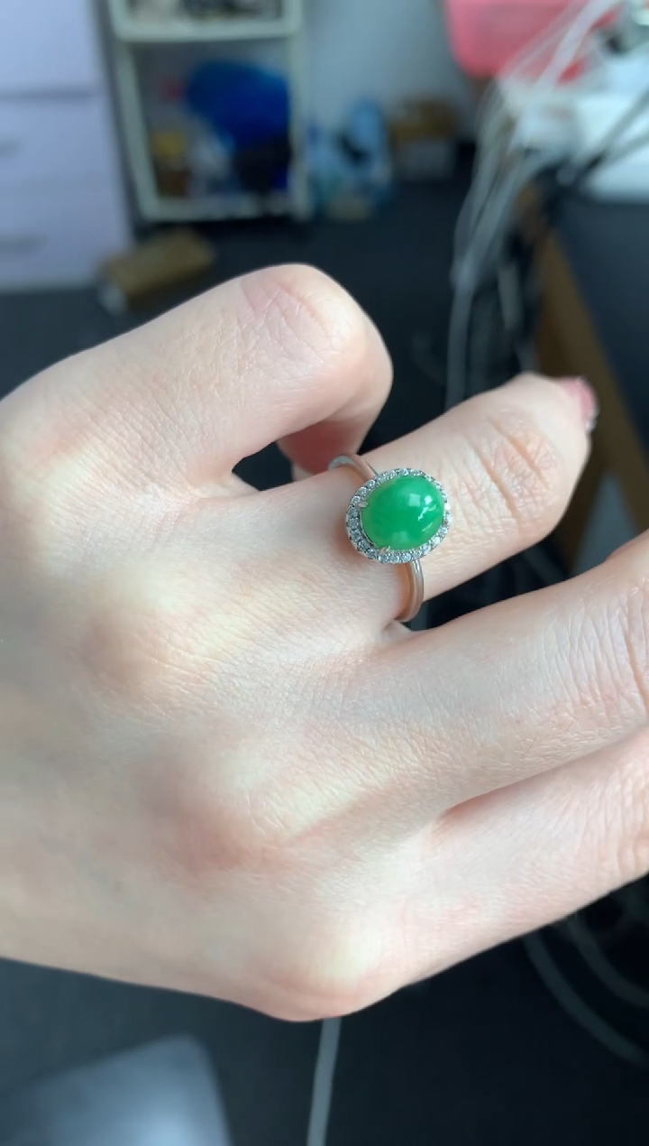 【闪购商品】翡翠颈饰银S925镶嵌48小时鉴赏期