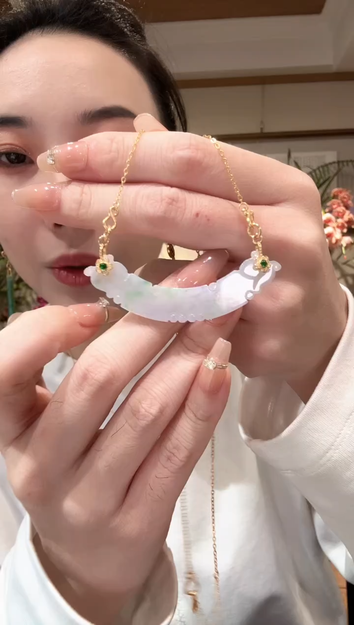 【闪购商品】翡翠颈饰未镶嵌国风