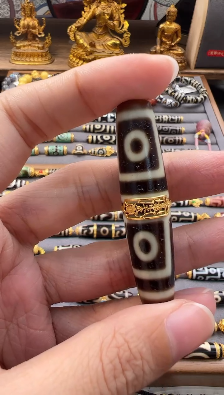 【闪购商品】玛瑙挂件18K金镶嵌吊坠