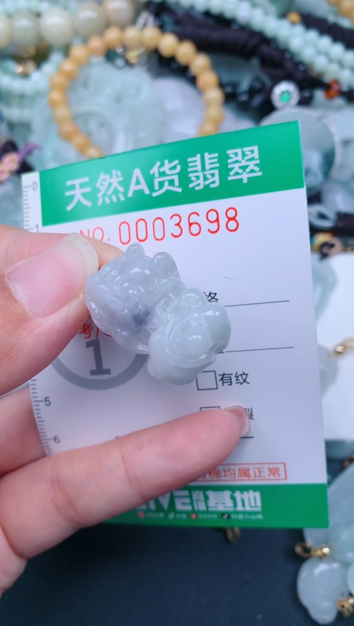 翡翠未镶嵌颈饰.0003698