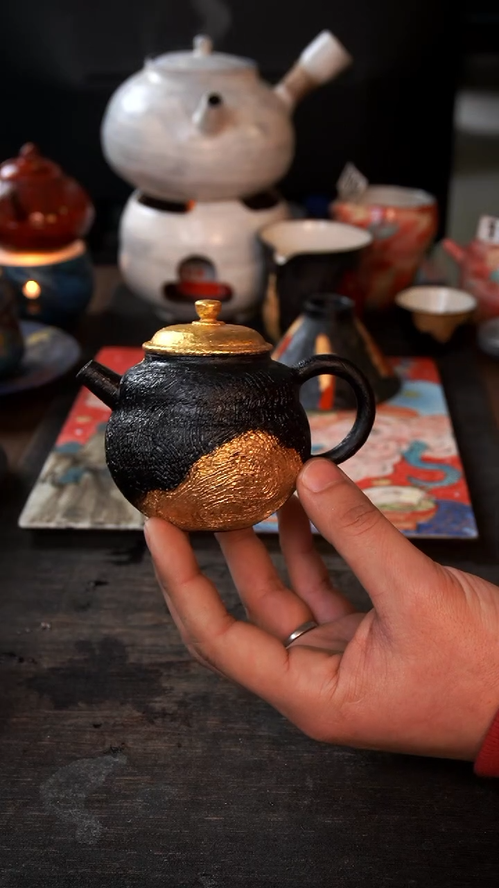 【闪购商品】其他202大漆金箔小康茶器