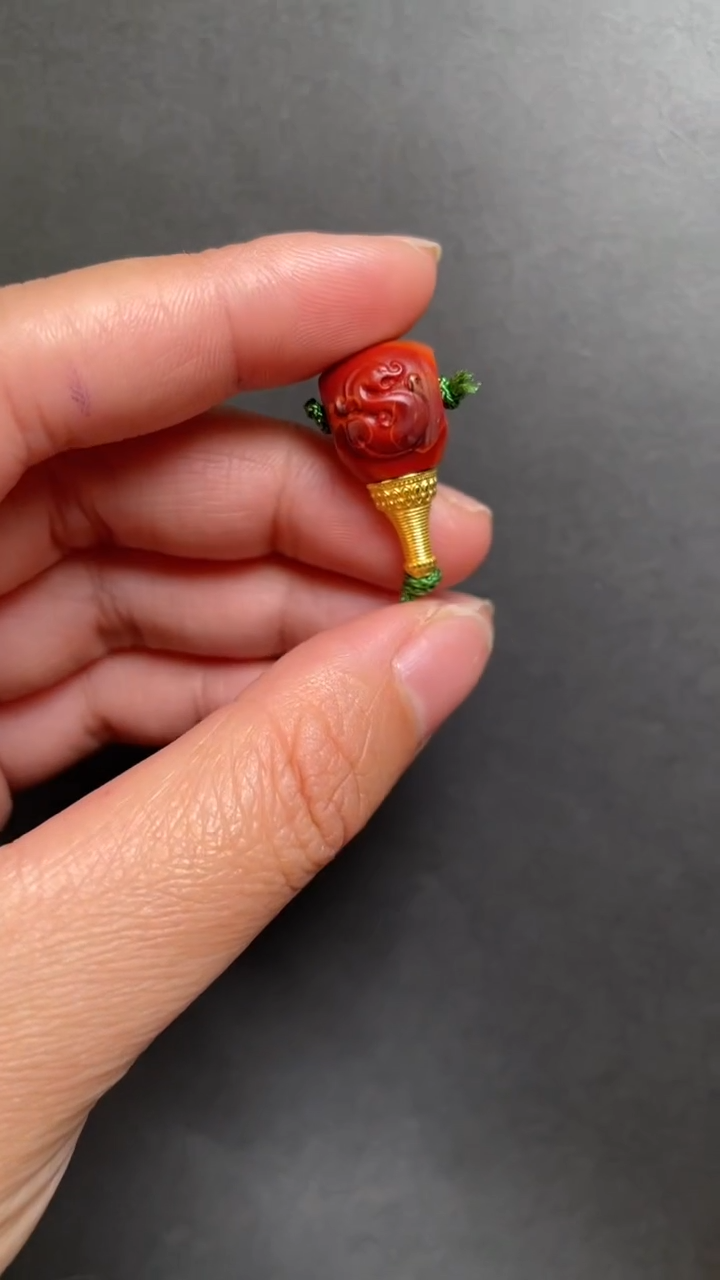 【闪购商品】南红玛瑙配饰18K金镶嵌50--