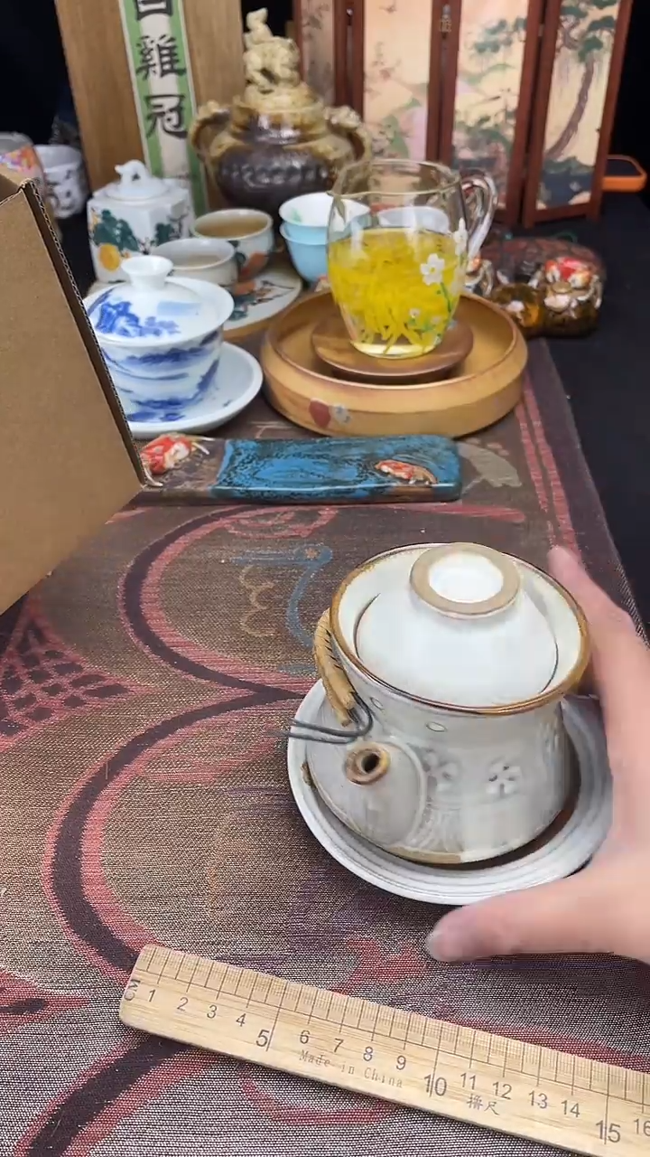 瓷片三**季散瓷默认微瑕，看清尺寸品相再拍