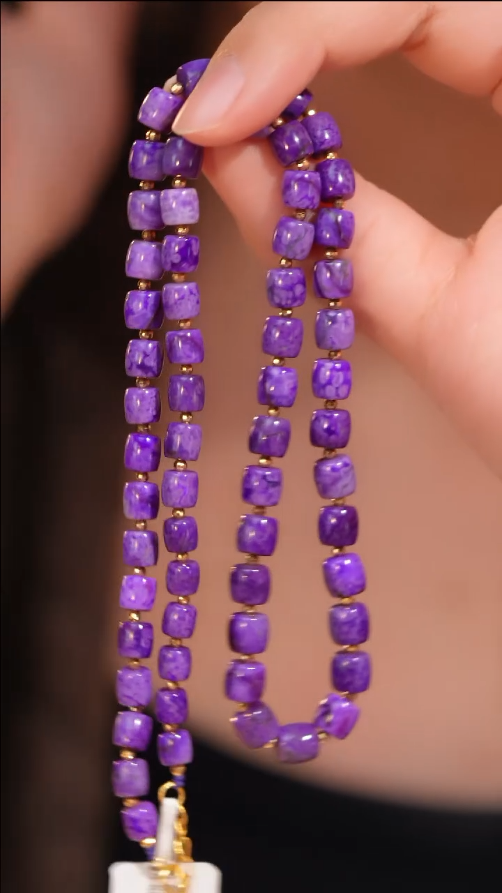 【闪购商品】苏纪石（舒俱来）项链未镶嵌（风信）/18k/45cm