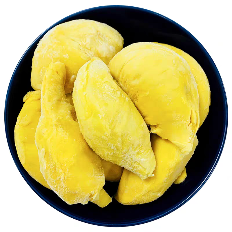 泰国金枕冻鲜榴莲1.8斤左右核大或核小，有夹生或偏熟，适合煲汤，介意勿拍金枕泰国