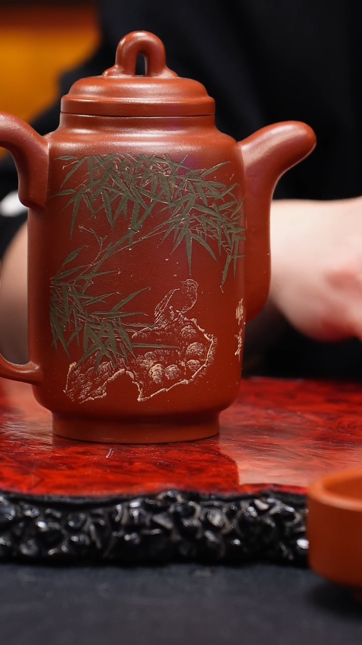 【闪购商品】紫砂茶壶63cc 大集思,SSH,天香胭脂红