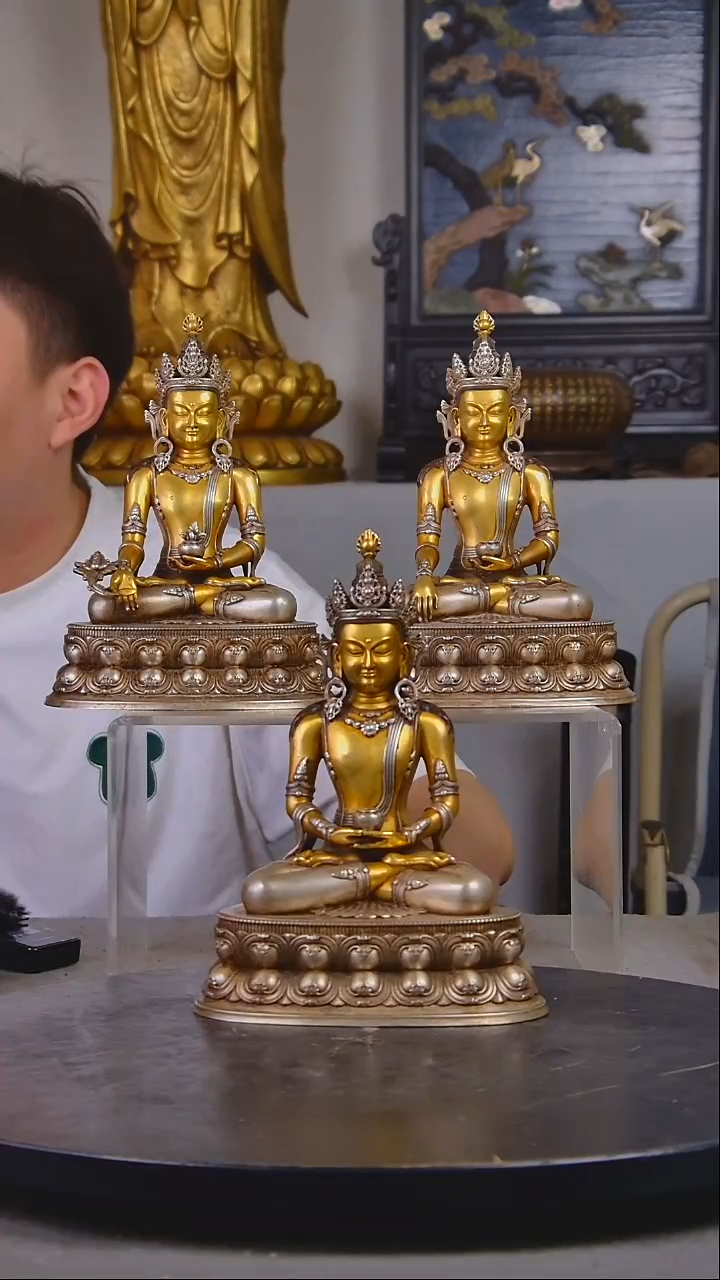 瓷片精美造像放漏结缘6尊尾款